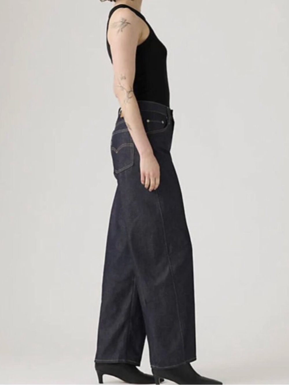 Levi’s Baggy Dad Barrel Jeans Dark wash SZ 26 NWT - Picture 5 of 11